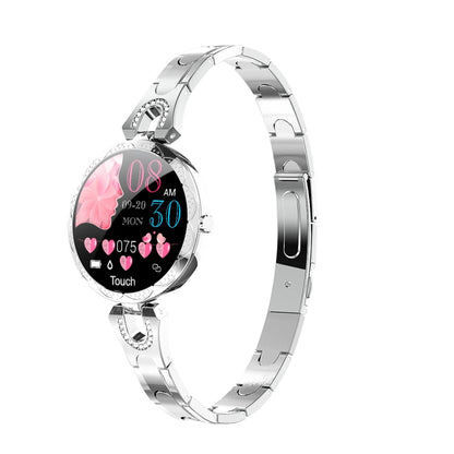 Bracelet féminin intelligent AK15 Fashion, écran LCD couleur de 1,08 pouces, étanche IP67, prise en charge de la surveillance de la fréquence cardiaque/surveillance du sommeil/photographie à distance