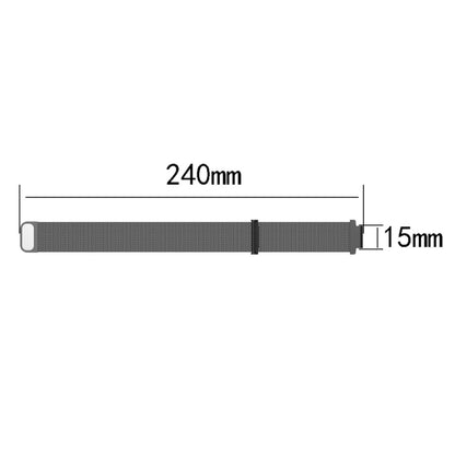 Bracelet de montre milanais pour Garmin Forerunner 235 26 cm, 26cm