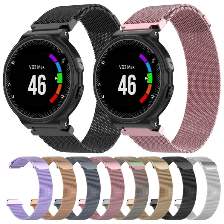 Bracelet de montre milanais pour Garmin Forerunner 235 22 cm, 22cm