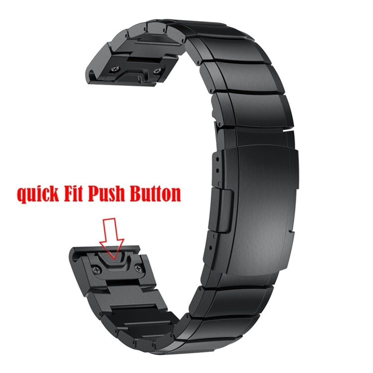 Bracelet de montre en acier à démontage rapide pour Garmin Fenix 5 22 mm, For Garmin Fenix 5