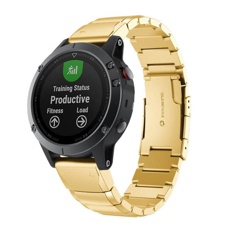 Bracelet de montre en acier à démontage rapide pour Garmin Fenix 5 22 mm, For Garmin Fenix 5