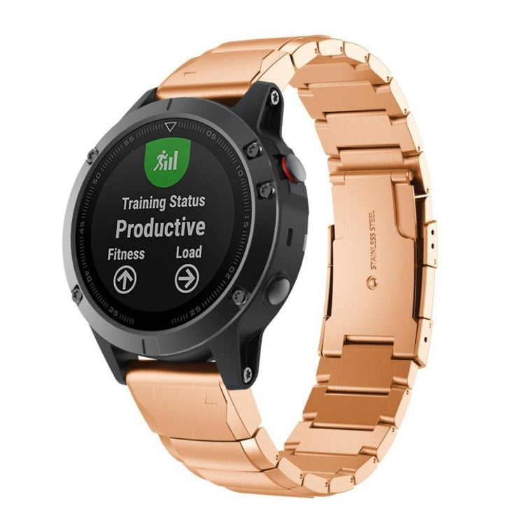 Bracelet de montre en acier à démontage rapide pour Garmin Fenix 5 22 mm, For Garmin Fenix 5