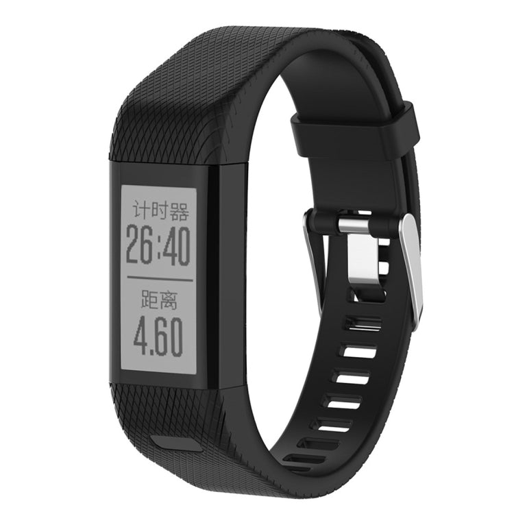 Bracelet de montre en silicone pour montre intelligente Garmin Vivosmart HR+