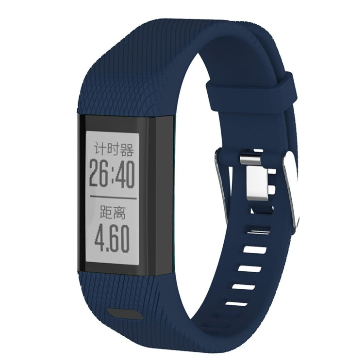 Bracelet de montre en silicone pour montre intelligente Garmin Vivosmart HR+