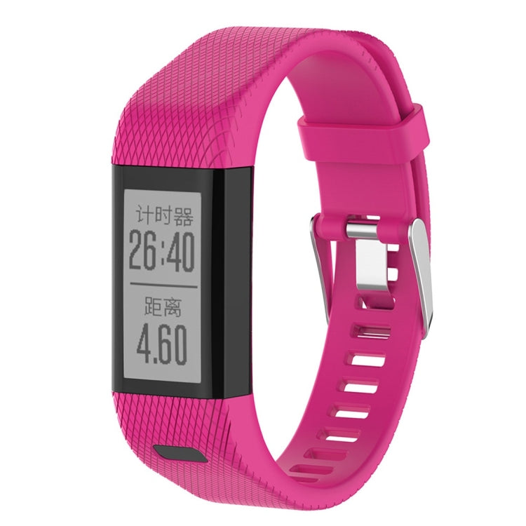 Bracelet de montre en silicone pour montre intelligente Garmin Vivosmart HR+