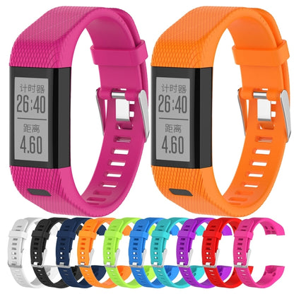 Bracelet de montre en silicone pour montre intelligente Garmin Vivosmart HR+