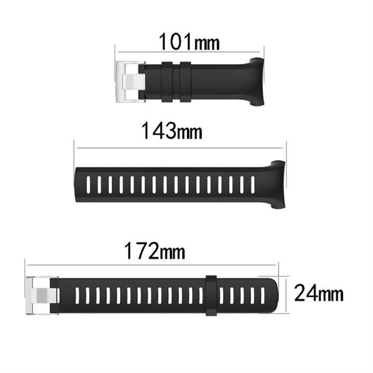 Bracelet de montre en silicone pour montre intelligente pour Suunto D6i