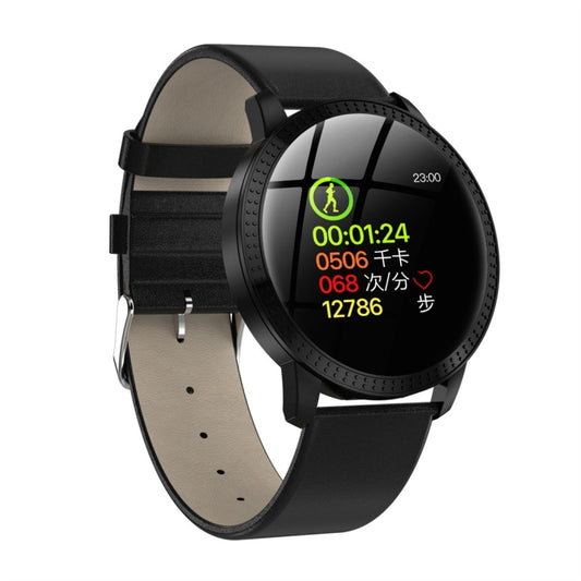 CF18 1,22 pouces écran couleur IPX67 montre intelligente Bluetooth étanche, prise en charge du rappel d'appel/surveillance de la fréquence cardiaque/surveillance de la pression artérielle/surveillance du sommeil