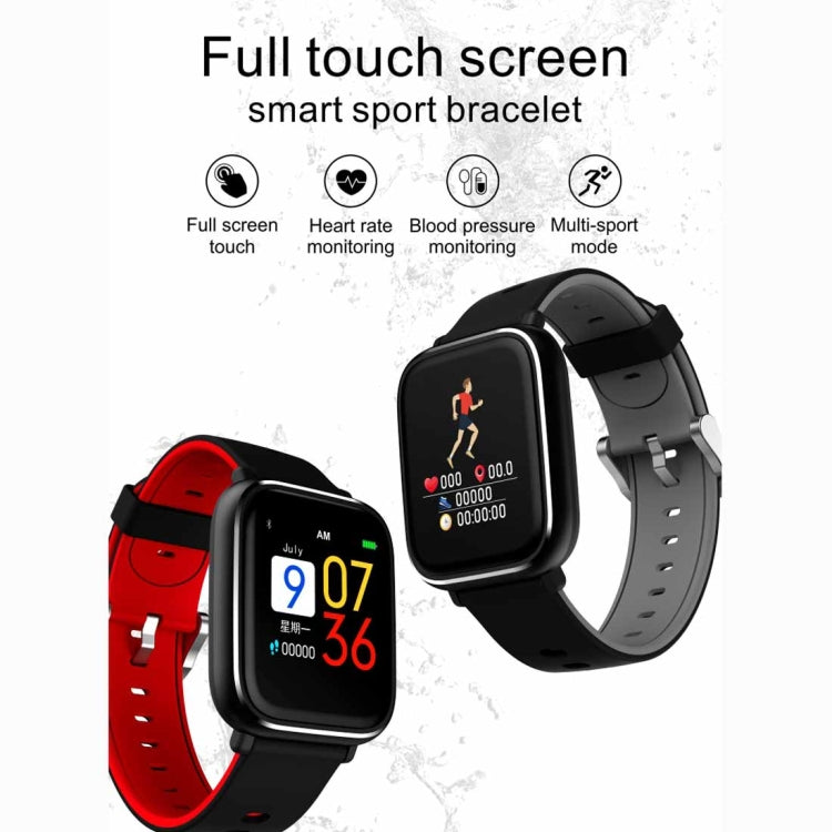 Q58S 1,3 pouces TFT écran tactile IP67 montre intelligente étanche, prise en charge du rappel d'appel/surveillance de la fréquence cardiaque/surveillance de la pression artérielle/surveillance du sommeil