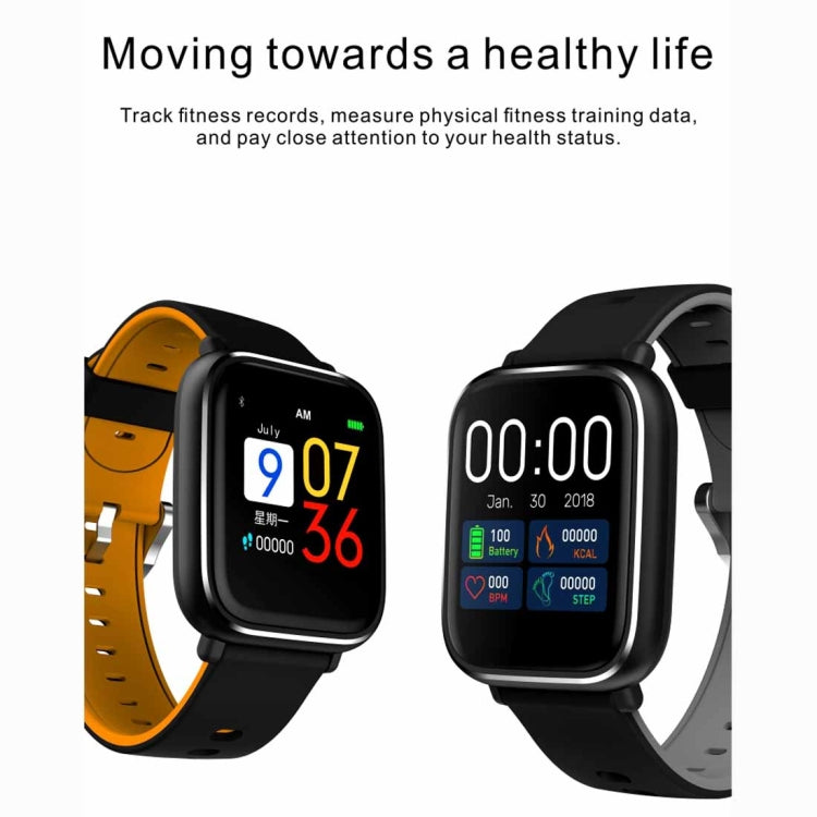 Q58S 1,3 pouces TFT écran tactile IP67 montre intelligente étanche, prise en charge du rappel d'appel/surveillance de la fréquence cardiaque/surveillance de la pression artérielle/surveillance du sommeil