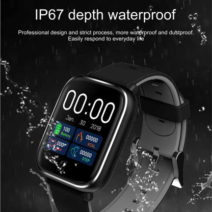 Q58S 1,3 pouces TFT écran tactile IP67 montre intelligente étanche, prise en charge du rappel d'appel/surveillance de la fréquence cardiaque/surveillance de la pression artérielle/surveillance du sommeil