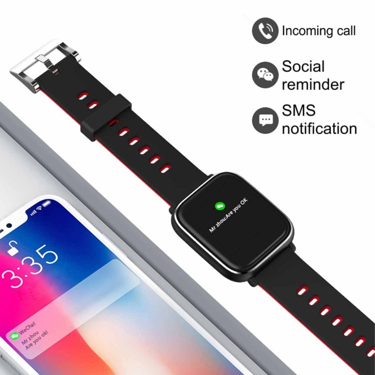 Q58S 1,3 pouces TFT écran tactile IP67 montre intelligente étanche, prise en charge du rappel d'appel/surveillance de la fréquence cardiaque/surveillance de la pression artérielle/surveillance du sommeil