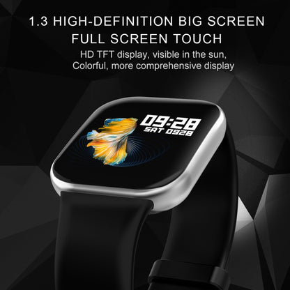 X16 1,3 pouces TFT couleur écran IP67 étanche Bluetooth Smartwatch, prise en charge du rappel d'appel/surveillance de la fréquence cardiaque/surveillance de la pression artérielle/surveillance du sommeil (noir)