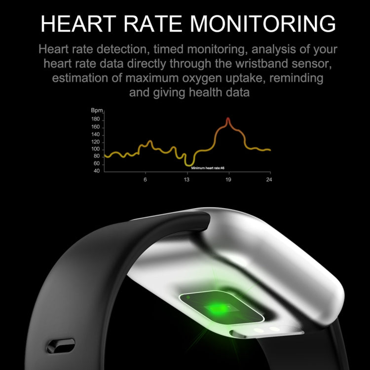 X16 1,3 pouces TFT couleur écran IP67 étanche Bluetooth Smartwatch, prise en charge du rappel d'appel/surveillance de la fréquence cardiaque/surveillance de la pression artérielle/surveillance du sommeil (noir)