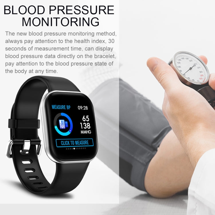 X16 1,3 pouces TFT couleur écran IP67 étanche Bluetooth Smartwatch, prise en charge du rappel d'appel/surveillance de la fréquence cardiaque/surveillance de la pression artérielle/surveillance du sommeil (noir)