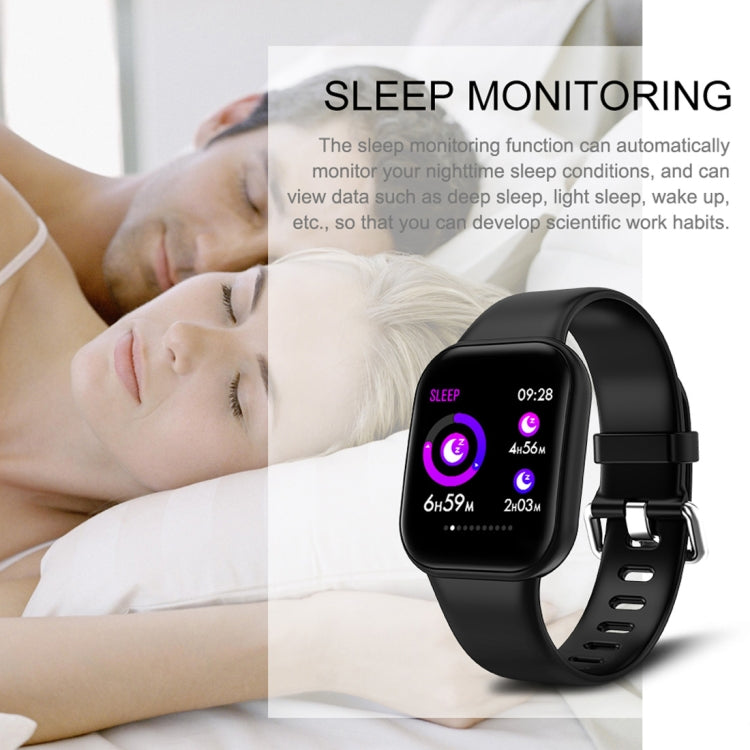 X16 1,3 pouces TFT couleur écran IP67 étanche Bluetooth Smartwatch, prise en charge du rappel d'appel/surveillance de la fréquence cardiaque/surveillance de la pression artérielle/surveillance du sommeil (noir)