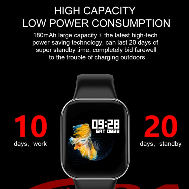 X16 1,3 pouces TFT couleur écran IP67 étanche Bluetooth Smartwatch, prise en charge du rappel d'appel/surveillance de la fréquence cardiaque/surveillance de la pression artérielle/surveillance du sommeil (noir)