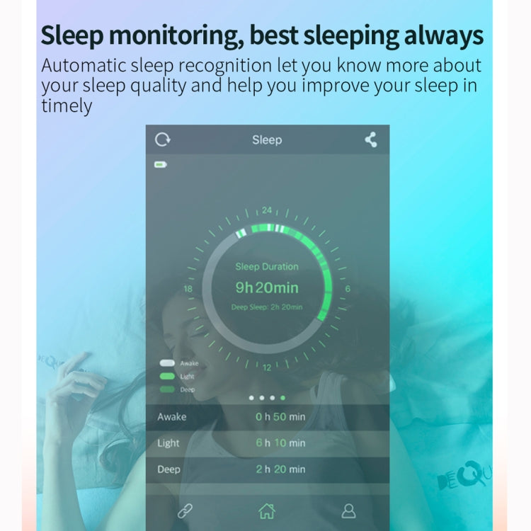 CV06 Bracelet intelligent en TPU avec écran couleur TFT de 1,3 pouces, rappel d'appel/surveillance de la fréquence cardiaque/surveillance de la pression artérielle/surveillance du sommeil/surveillance de l'oxygène dans le sang