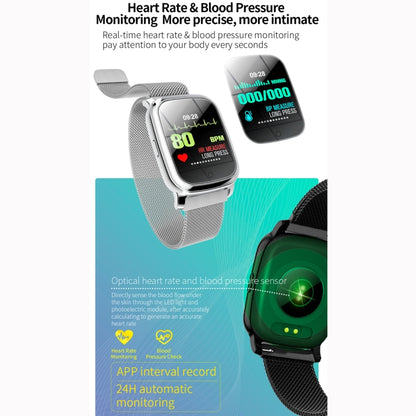 CV06 Bracelet intelligent en TPU avec écran couleur TFT de 1,3 pouces, rappel d'appel/surveillance de la fréquence cardiaque/surveillance de la pression artérielle/surveillance du sommeil/surveillance de l'oxygène dans le sang