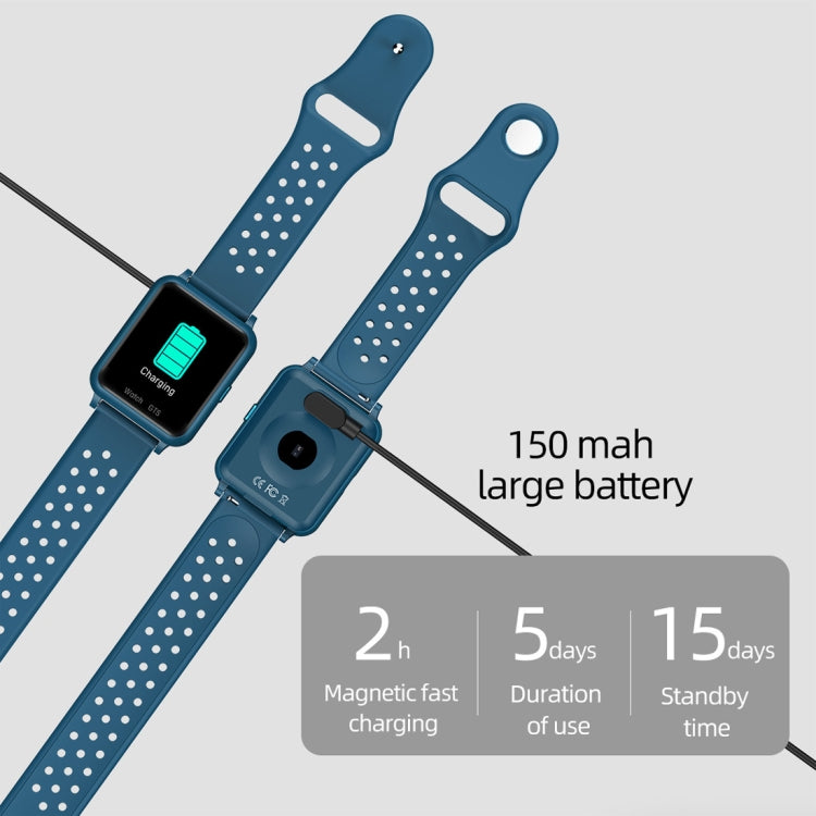 Montre intelligente P8 à écran couleur IPS de 1,3 pouces, prise en charge de la surveillance de la fréquence cardiaque/surveillance de la pression artérielle/surveillance du sommeil/surveillance de l'oxygène dans le sang