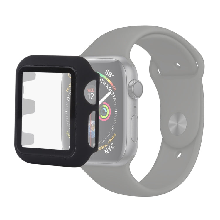 Étui de protection PC + verre pour Apple Watch Series 3 & 2 & 1 38 mm, For Apple Watch Series 3 & 2 & 1 38mm
