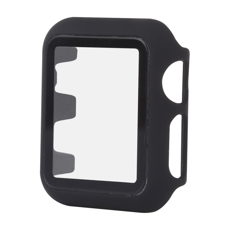 Étui de protection PC + verre pour Apple Watch Series 3 & 2 & 1 38 mm, For Apple Watch Series 3 & 2 & 1 38mm