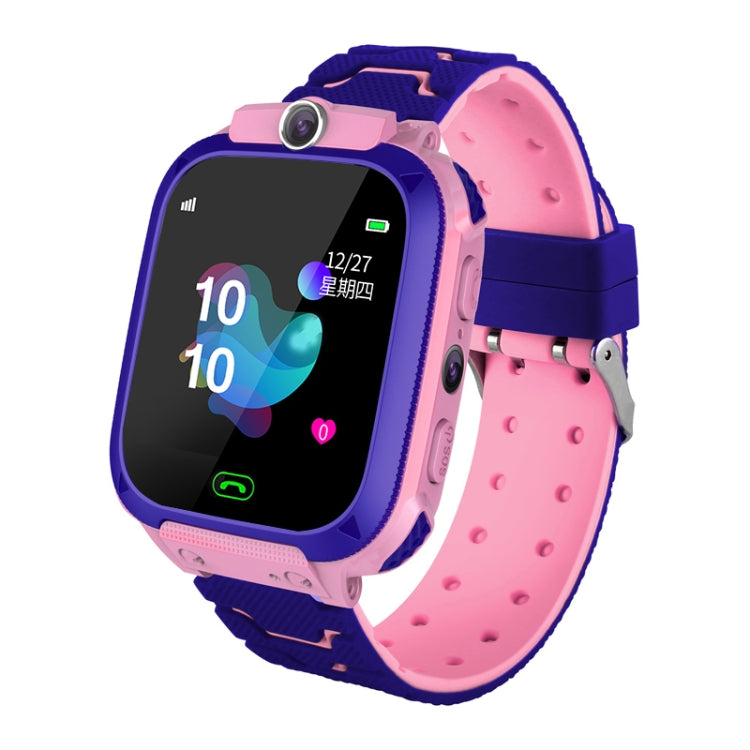 Montre connectée Q12B à écran couleur de 1,44 pouces pour enfants, prise en charge du positionnement LBS / numérotation bidirectionnelle / premiers secours à une touche / surveillance vocale / application Setracker