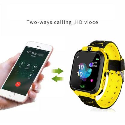 Montre connectée Q12B à écran couleur de 1,44 pouces pour enfants, prise en charge du positionnement LBS / numérotation bidirectionnelle / premiers secours à une touche / surveillance vocale / application Setracker