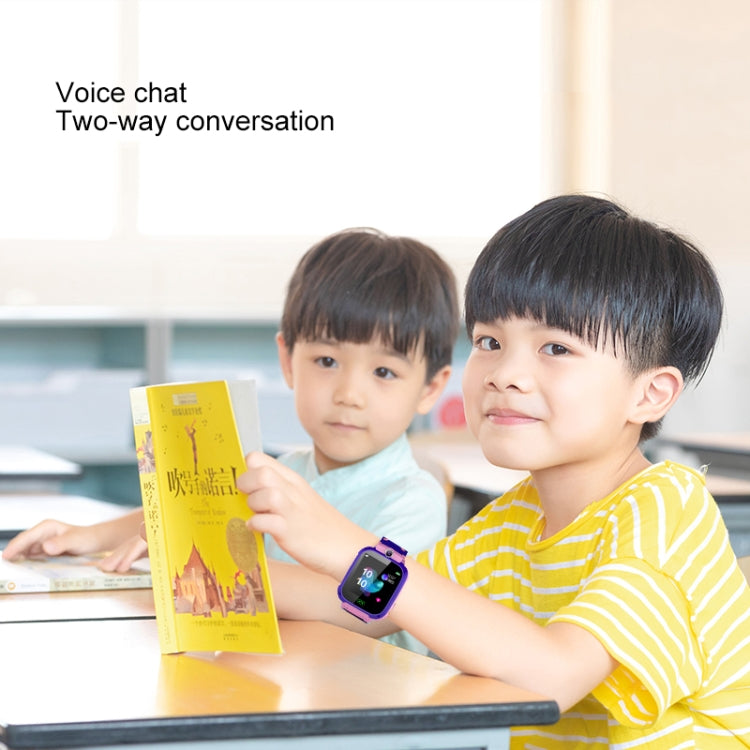 Montre connectée Q12B à écran couleur de 1,44 pouces pour enfants, prise en charge du positionnement LBS / numérotation bidirectionnelle / premiers secours à une touche / surveillance vocale / application Setracker