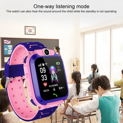 Montre connectée Q120 à écran couleur de 1,44 pouces pour enfants, étanche IP67, prise en charge du positionnement LBS / numérotation bidirectionnelle / premiers secours à une touche / surveillance vocale / application Setracker