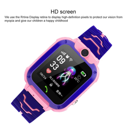 Montre connectée Q120 à écran couleur de 1,44 pouces pour enfants, étanche IP67, prise en charge du positionnement LBS / numérotation bidirectionnelle / premiers secours à une touche / surveillance vocale / application Setracker