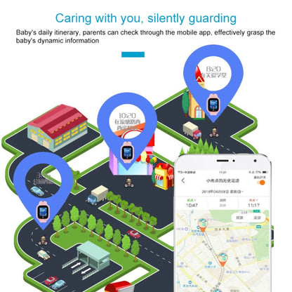 Montre connectée Q120 à écran couleur de 1,44 pouces pour enfants, étanche IP67, prise en charge du positionnement LBS / numérotation bidirectionnelle / premiers secours à une touche / surveillance vocale / application Setracker