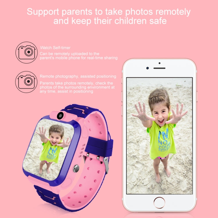 Montre connectée Q120 à écran couleur de 1,44 pouces pour enfants, étanche IP67, prise en charge du positionnement LBS / numérotation bidirectionnelle / premiers secours à une touche / surveillance vocale / application Setracker
