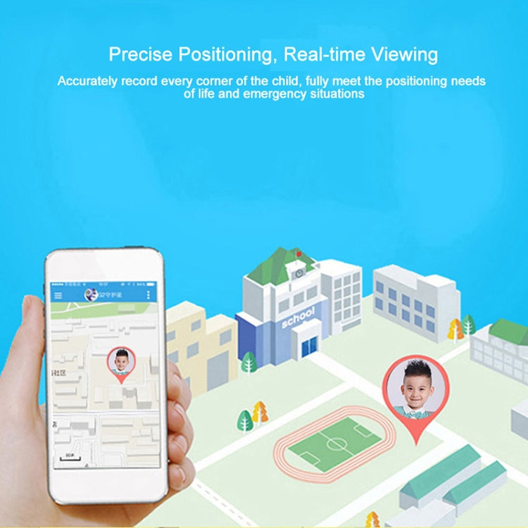 Montre connectée Q12 à écran couleur de 1,44 pouces pour enfants, non étanche, prise en charge du positionnement LBS / numérotation bidirectionnelle / SOS / surveillance vocale / application Setracker