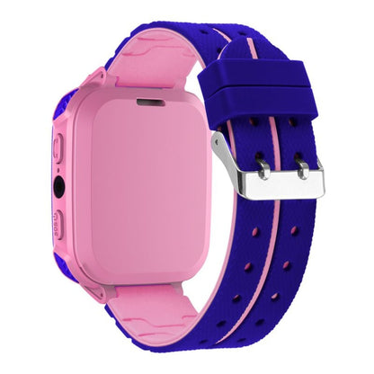 Montre connectée Q12 à écran couleur de 1,44 pouces pour enfants, non étanche, prise en charge du positionnement LBS / numérotation bidirectionnelle / SOS / surveillance vocale / application Setracker