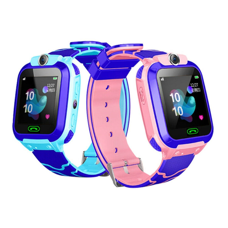 Montre connectée Q12 à écran couleur de 1,44 pouces pour enfants, non étanche, prise en charge du positionnement LBS / numérotation bidirectionnelle / SOS / surveillance vocale / application Setracker