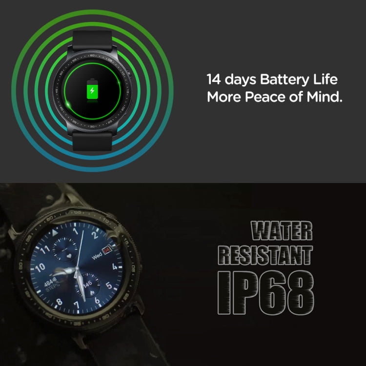 Zeblaze GTR2 1,28 pouces écran tactile couleur Bluetooth 5.0 IP68 montre intelligente étanche, prise en charge du moniteur de sommeil/moniteur de fréquence cardiaque/surveillance de la pression artérielle