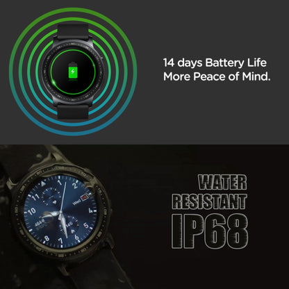 Zeblaze GTR2 1,28 pouces écran tactile couleur Bluetooth 5.0 IP68 montre intelligente étanche, prise en charge du moniteur de sommeil/moniteur de fréquence cardiaque/surveillance de la pression artérielle