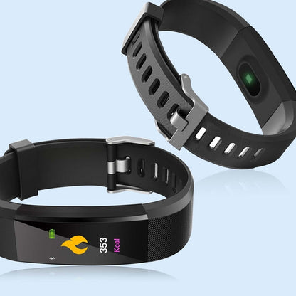 Bracelet intelligent à écran couleur OLED 115Plus de 0,96 pouces, rappel d'appel/surveillance de la fréquence cardiaque/surveillance de la pression artérielle/surveillance du sommeil/rappel de sédentarité