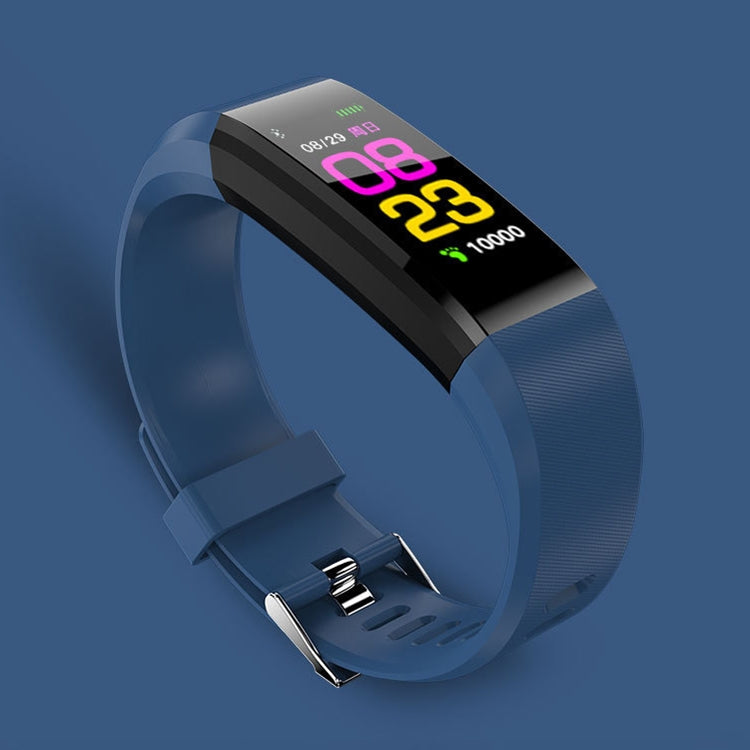 Bracelet intelligent à écran couleur OLED 115Plus de 0,96 pouces, rappel d'appel/surveillance de la fréquence cardiaque/surveillance de la pression artérielle/surveillance du sommeil/rappel de sédentarité
