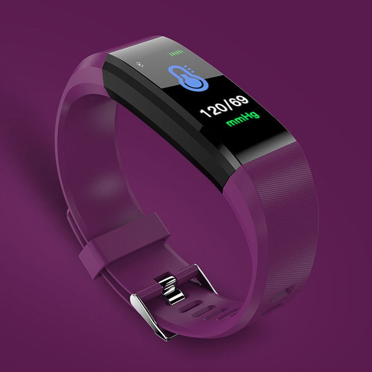 Bracelet intelligent à écran couleur OLED 115Plus de 0,96 pouces, rappel d'appel/surveillance de la fréquence cardiaque/surveillance de la pression artérielle/surveillance du sommeil/rappel de sédentarité