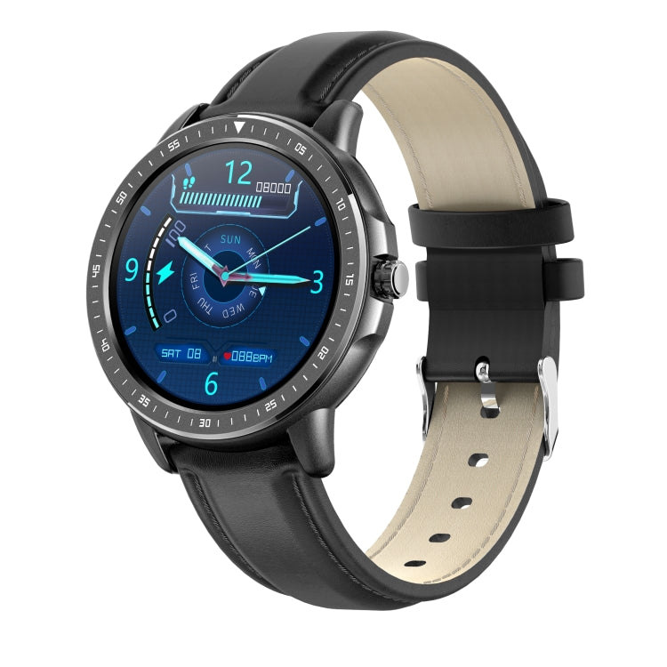 Montre intelligente à écran tactile couleur IPS CF19 de 1,3 pouces, étanche IP67, prise en charge des prévisions météorologiques/moniteur de fréquence cardiaque/moniteur de sommeil/surveillance de la pression artérielle