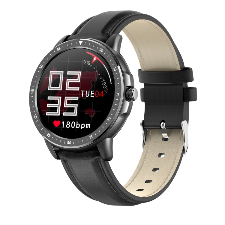 Montre intelligente à écran tactile couleur IPS CF19 de 1,3 pouces, étanche IP67, prise en charge des prévisions météorologiques/moniteur de fréquence cardiaque/moniteur de sommeil/surveillance de la pression artérielle