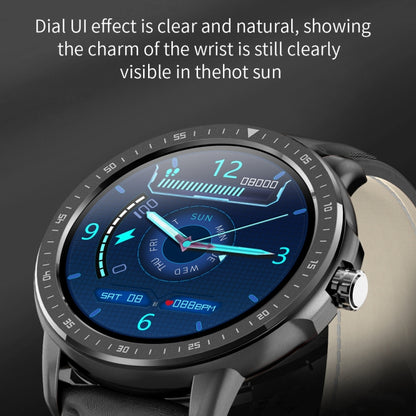 Montre intelligente à écran tactile couleur IPS CF19 de 1,3 pouces, étanche IP67, prise en charge des prévisions météorologiques/moniteur de fréquence cardiaque/moniteur de sommeil/surveillance de la pression artérielle
