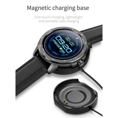 Montre intelligente à écran tactile couleur IPS CF19 de 1,3 pouces, étanche IP67, prise en charge des prévisions météorologiques/moniteur de fréquence cardiaque/moniteur de sommeil/surveillance de la pression artérielle