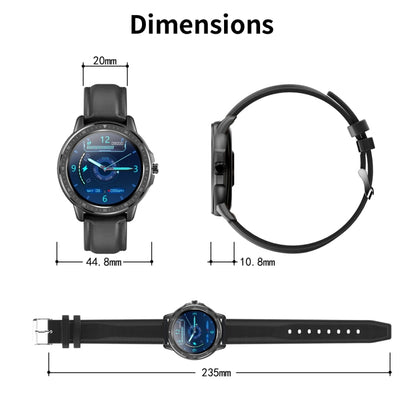 Montre intelligente à écran tactile couleur IPS CF19 de 1,3 pouces, étanche IP67, prise en charge des prévisions météorologiques/moniteur de fréquence cardiaque/moniteur de sommeil/surveillance de la pression artérielle
