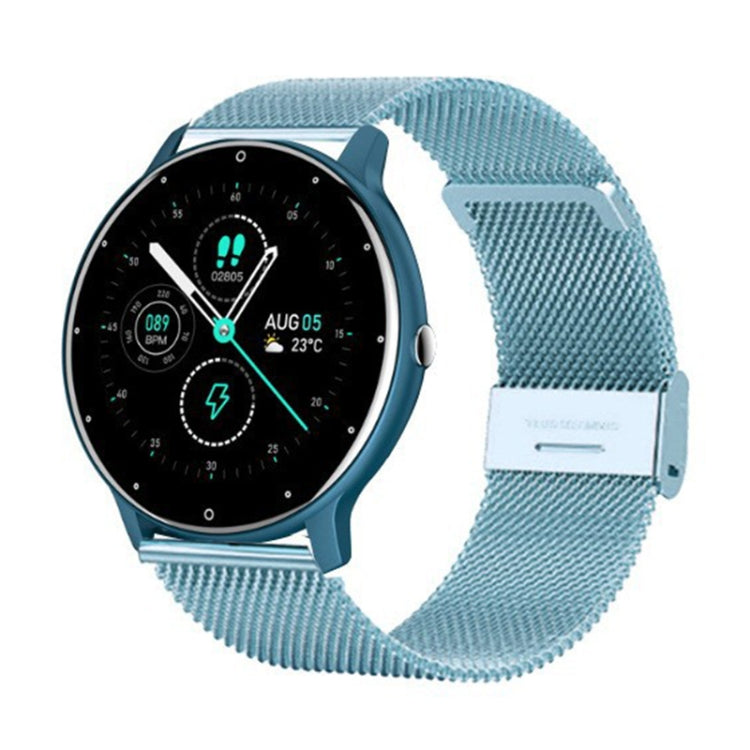 ZL02D 1,28 pouces IP67 Étanche Steel Band Smart Watch Support Surveillance de la Fréquence Cardiaque, Steel Band (Black), Steel Band (Gold), Steel Band (Blue)