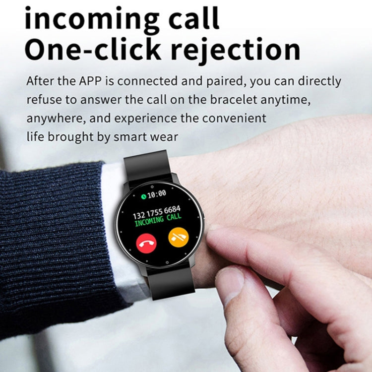 ZL02D 1,28 pouces IP67 Étanche Steel Band Smart Watch Support Surveillance de la Fréquence Cardiaque, Steel Band (Black), Steel Band (Pink), Steel Band (Gold), Steel Band (Blue)