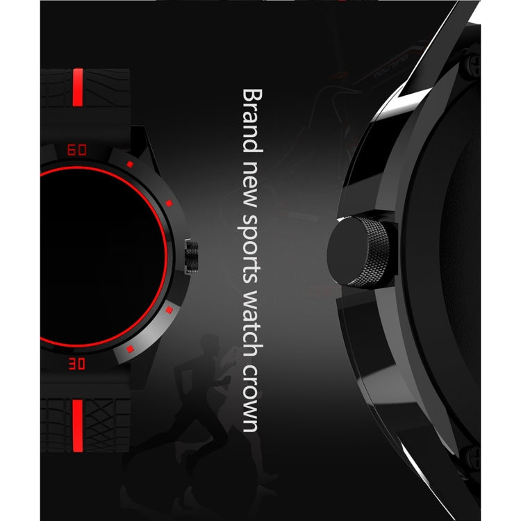 Montre intelligente N6 Écran TFT 1,3 pouces MTK2502C Bluetooth4.0, bracelet de montre en silicone, moniteur de fréquence cardiaque, podomètre, moniteur de sommeil et rappel de sédentarité, Silicone Watch Strap/Red, Silicone Watch Strap/Yellow