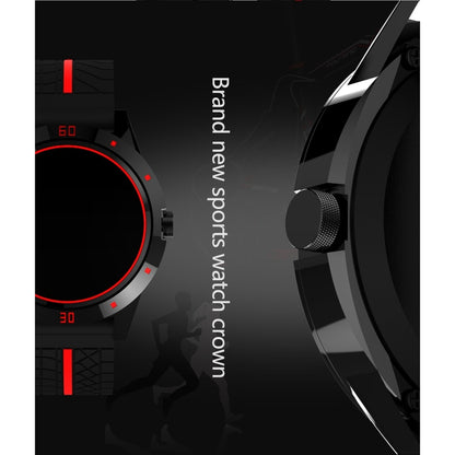 Montre intelligente N6 Écran TFT 1,3 pouces MTK2502C Bluetooth4.0, bracelet de montre en silicone, moniteur de fréquence cardiaque, podomètre, moniteur de sommeil et rappel de sédentarité, Silicone Watch Strap/Red, Silicone Watch Strap/Yellow